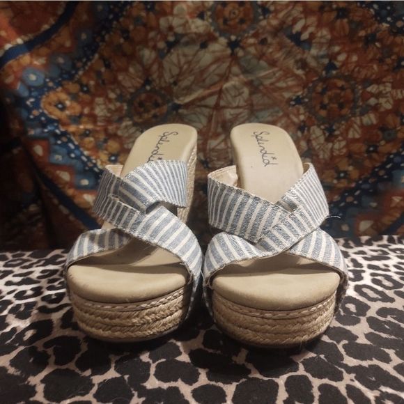 SPLENDID | WEDGE SLIDES SANDALS - Picture 3 of 9